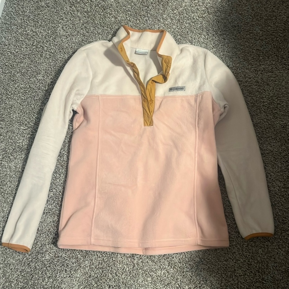 Columbia pull over snap fleece